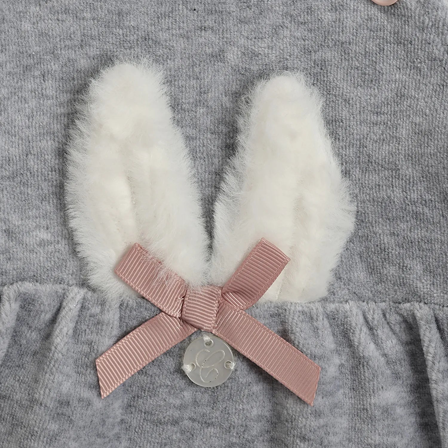 Girls Grey Sleeveless Babysuit with Bodysuit