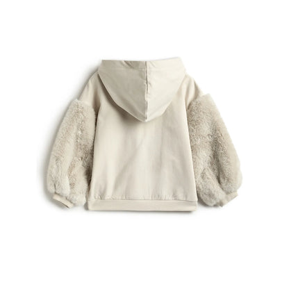 Girls Hooded Sweatshirt With Trousers