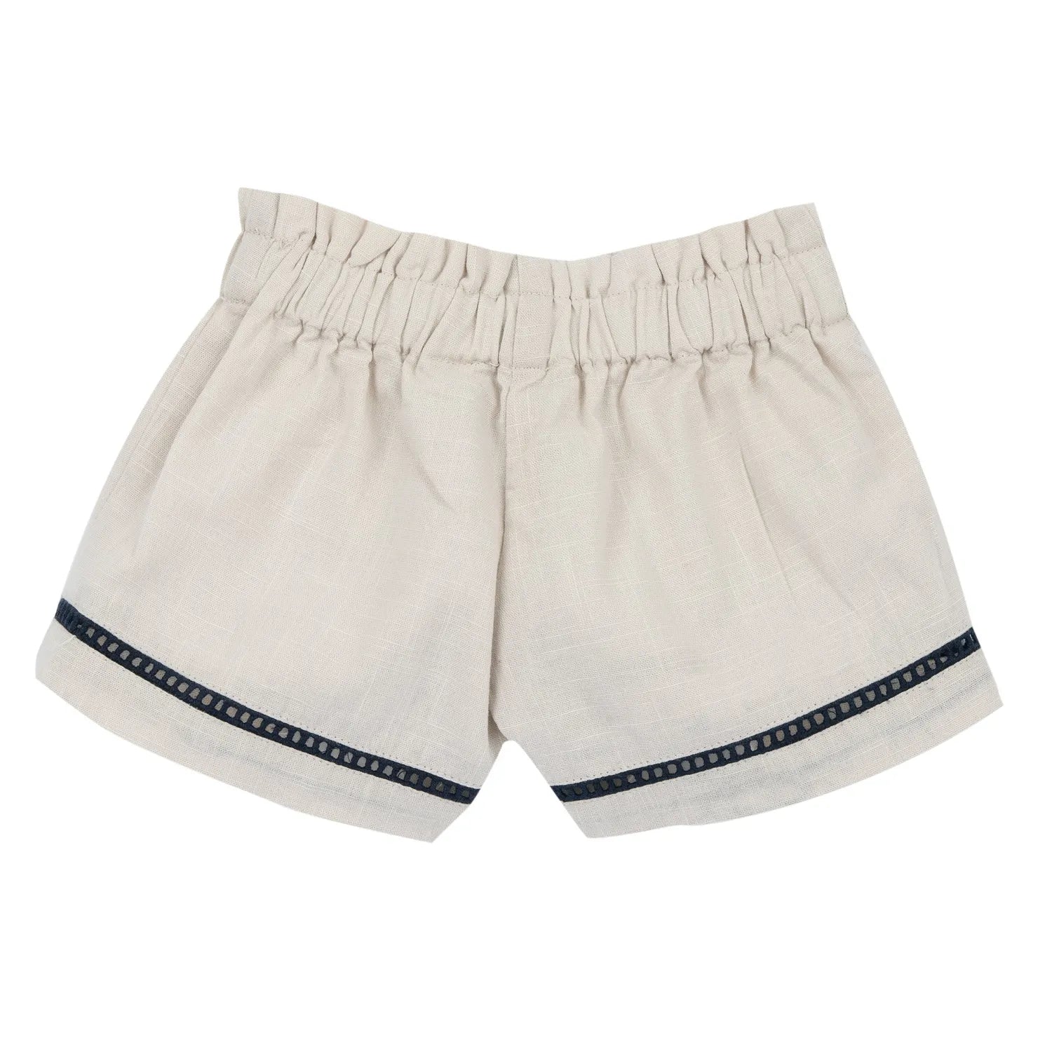 Girls Light Natural Embellished T-Shirt with Shorts