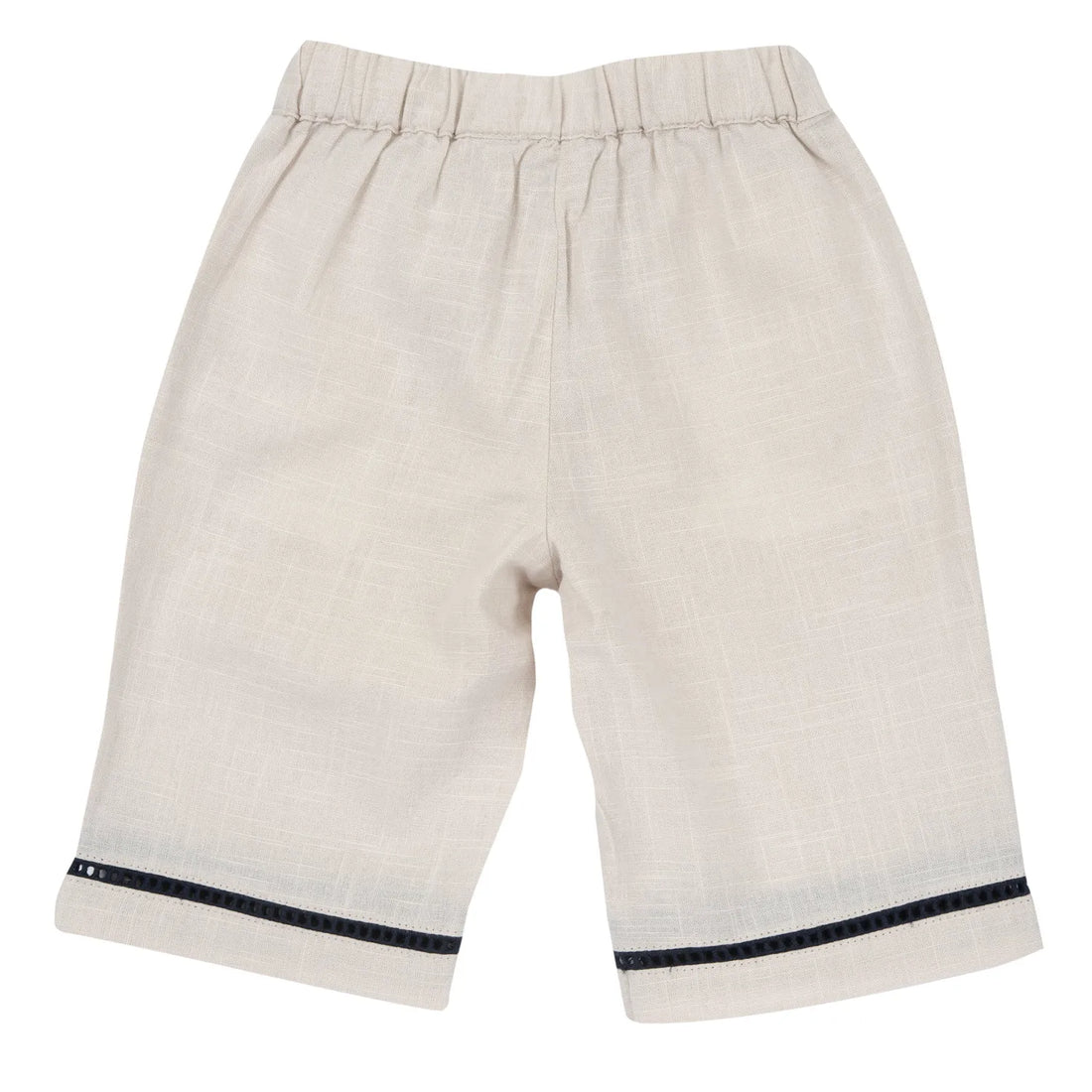 Girls Light Natural Self Design Trouser