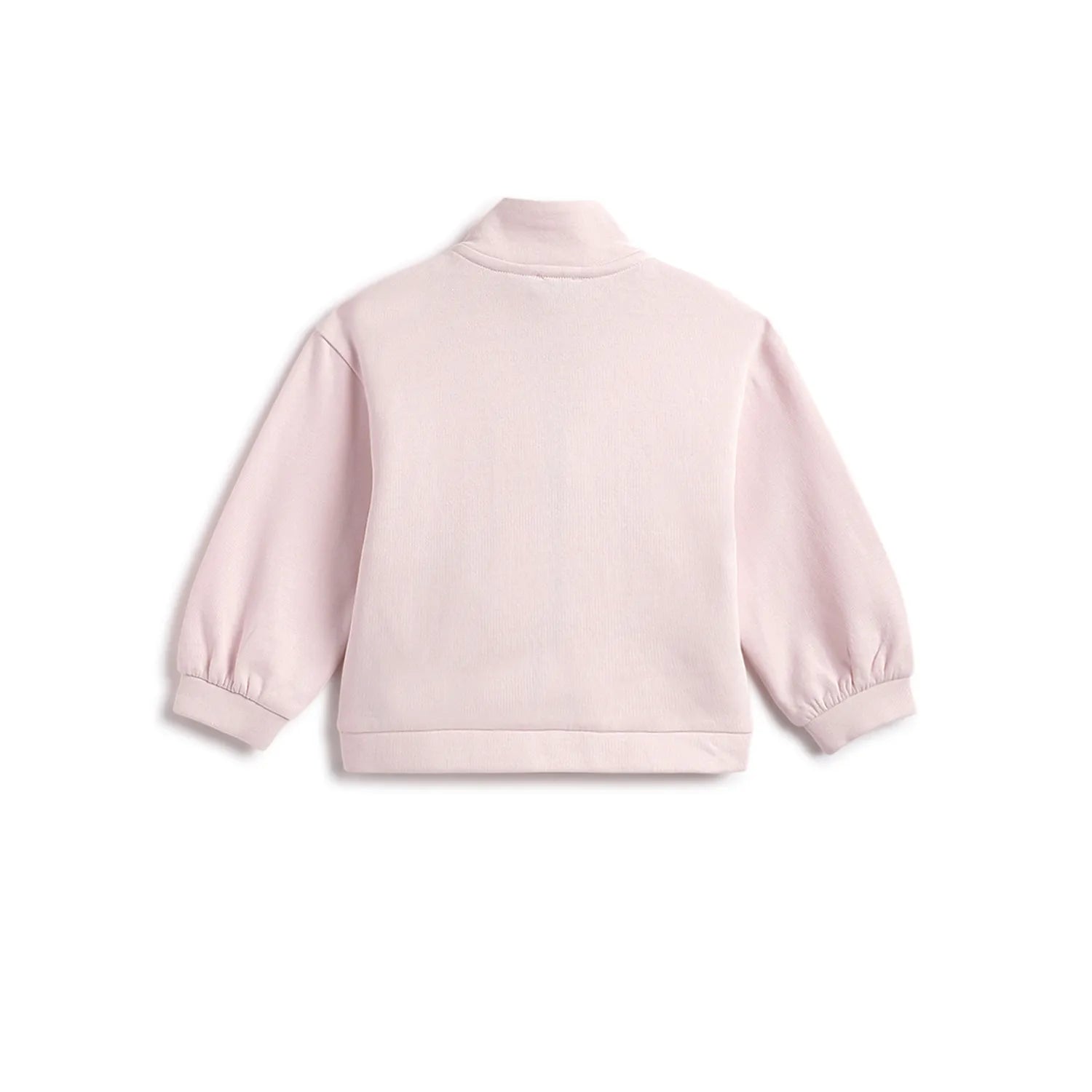 Girls Light Pink Printed Cardigan