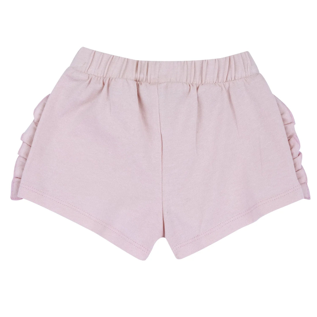 Girls Pink Self Design Shorts