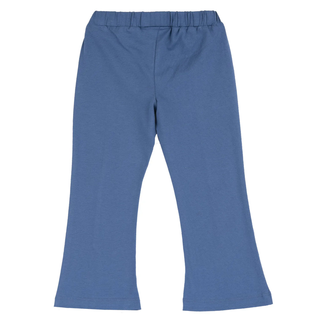 Girls Medium Blue Solid Leggings