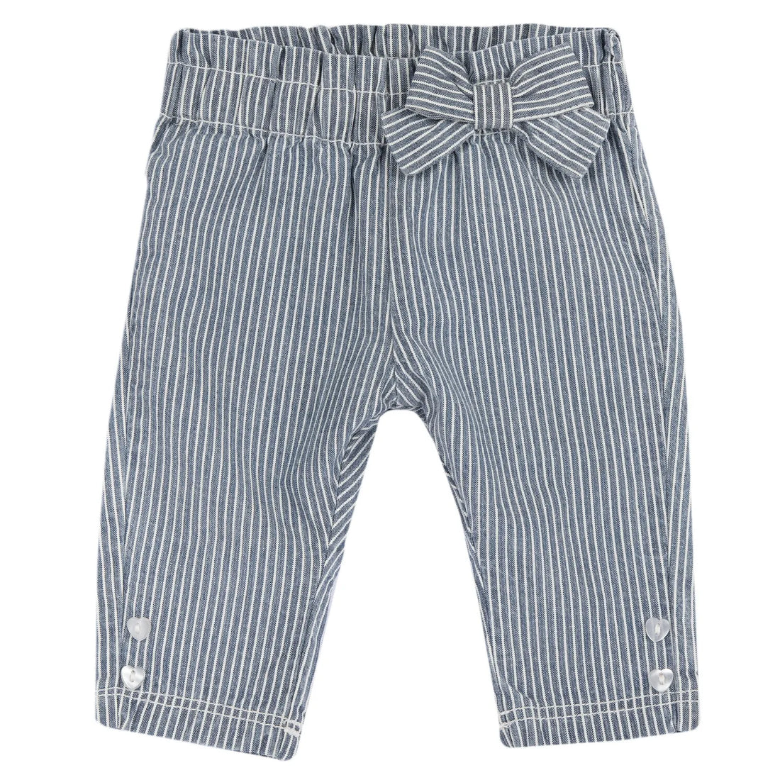 Girls Medium Blue Striped Trouser