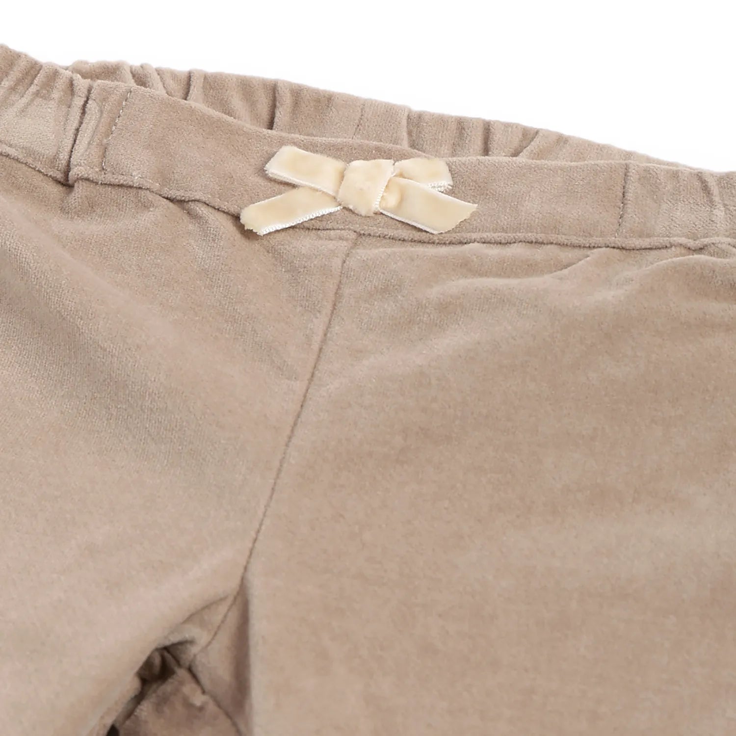 Girls Medium Brown Solid Trousers