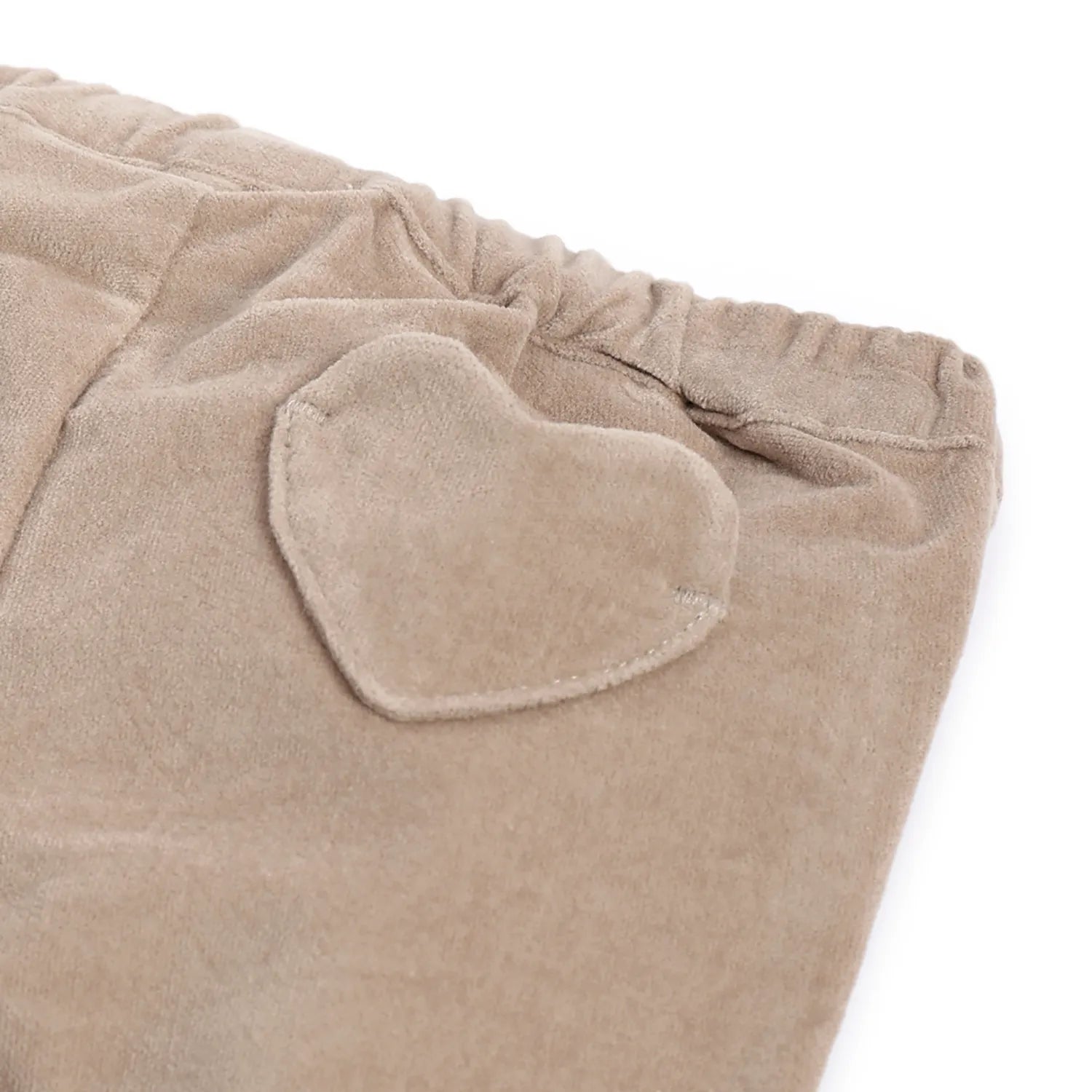 Girls Medium Brown Solid Trousers