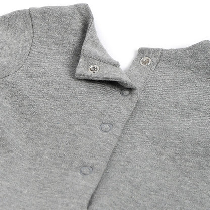 Girls Medium Grey Applique Dress