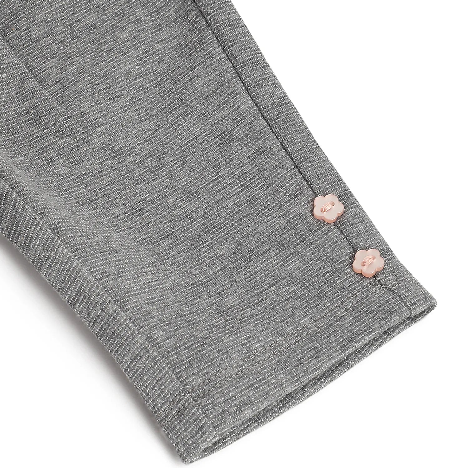 Girls Medium Grey Embellished Trousers