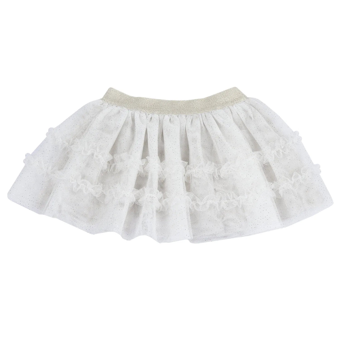 Girls Medium Natural Self Design Skirt