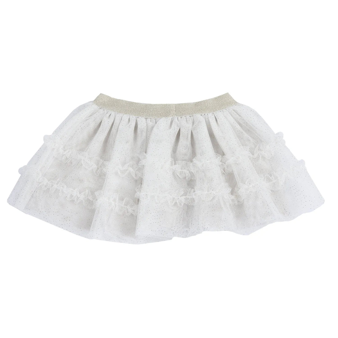 Girls Medium Natural Self Design Skirt