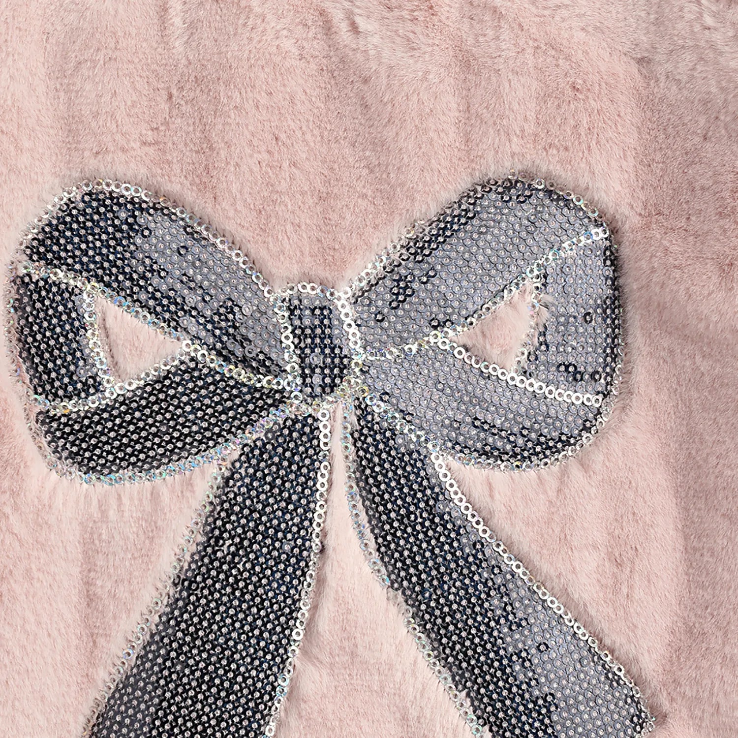 Girls Medium Pink Embellished Sweatshirt