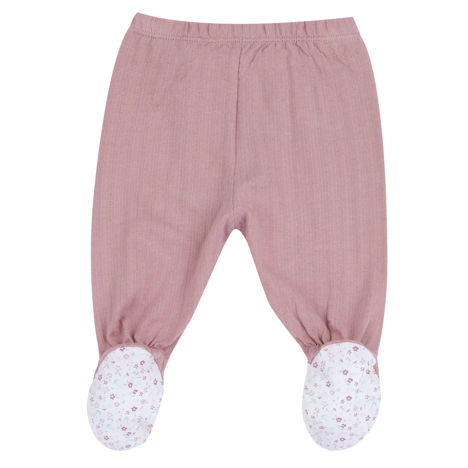 Girls Medium Pink Embroidered Smock with Leggings