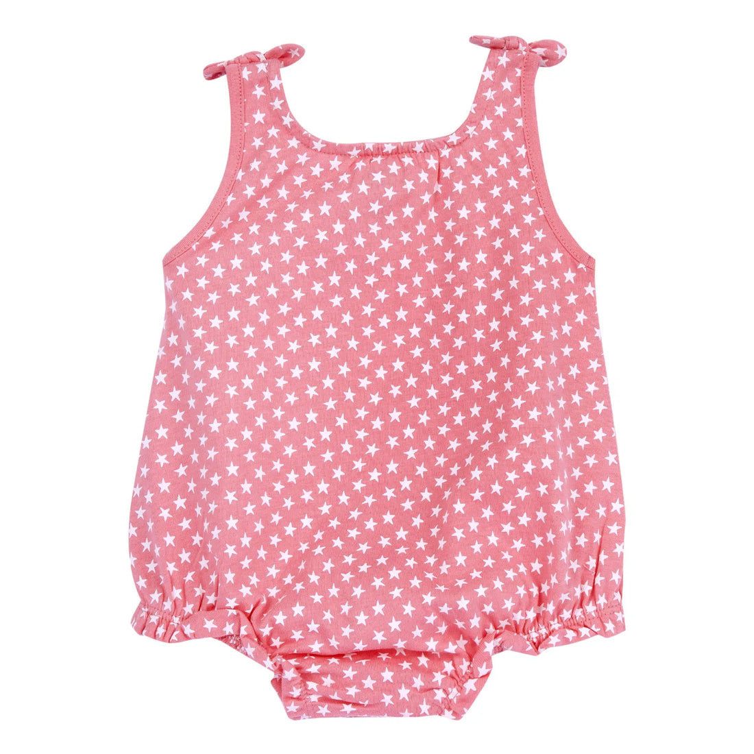 Girls Medium Pink Printed Romper