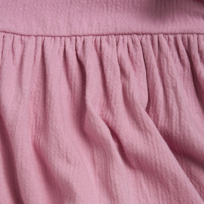 Girls Medium Pink Solid Dress