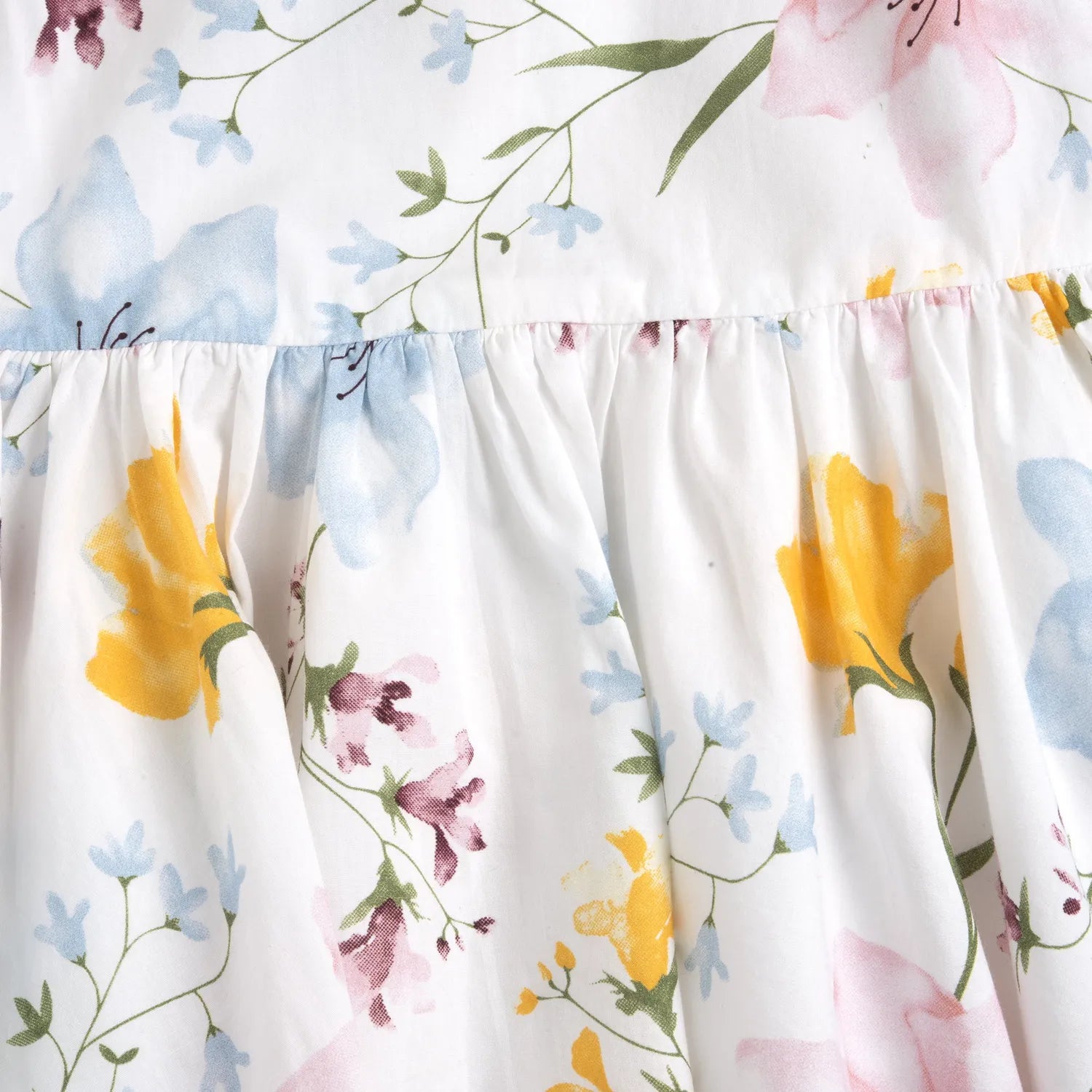 Girls Multicolor Floral Printed Dress