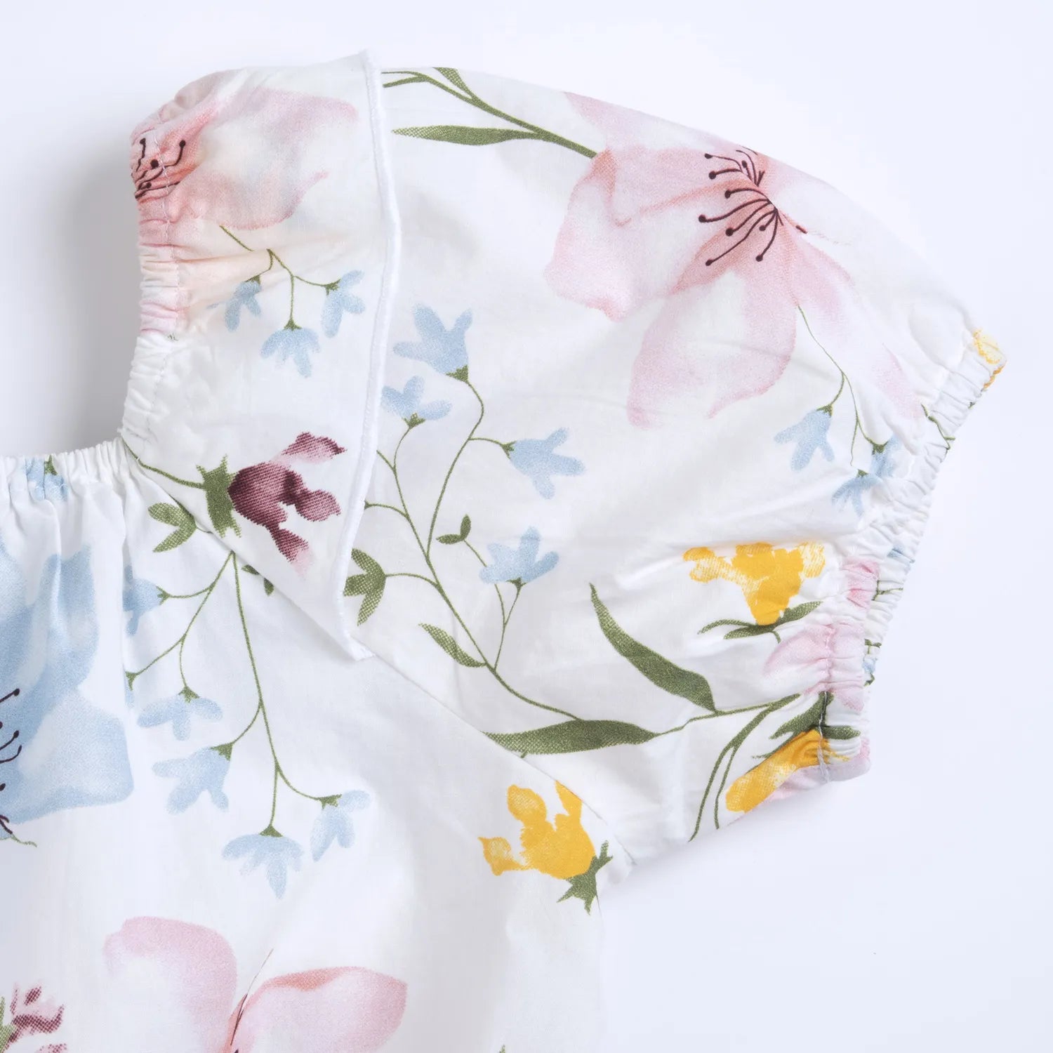 Girls Multicolor Floral Printed Top
