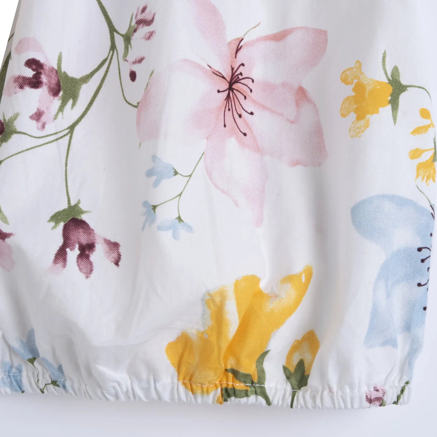 Girls Multicolor Floral Printed Top
