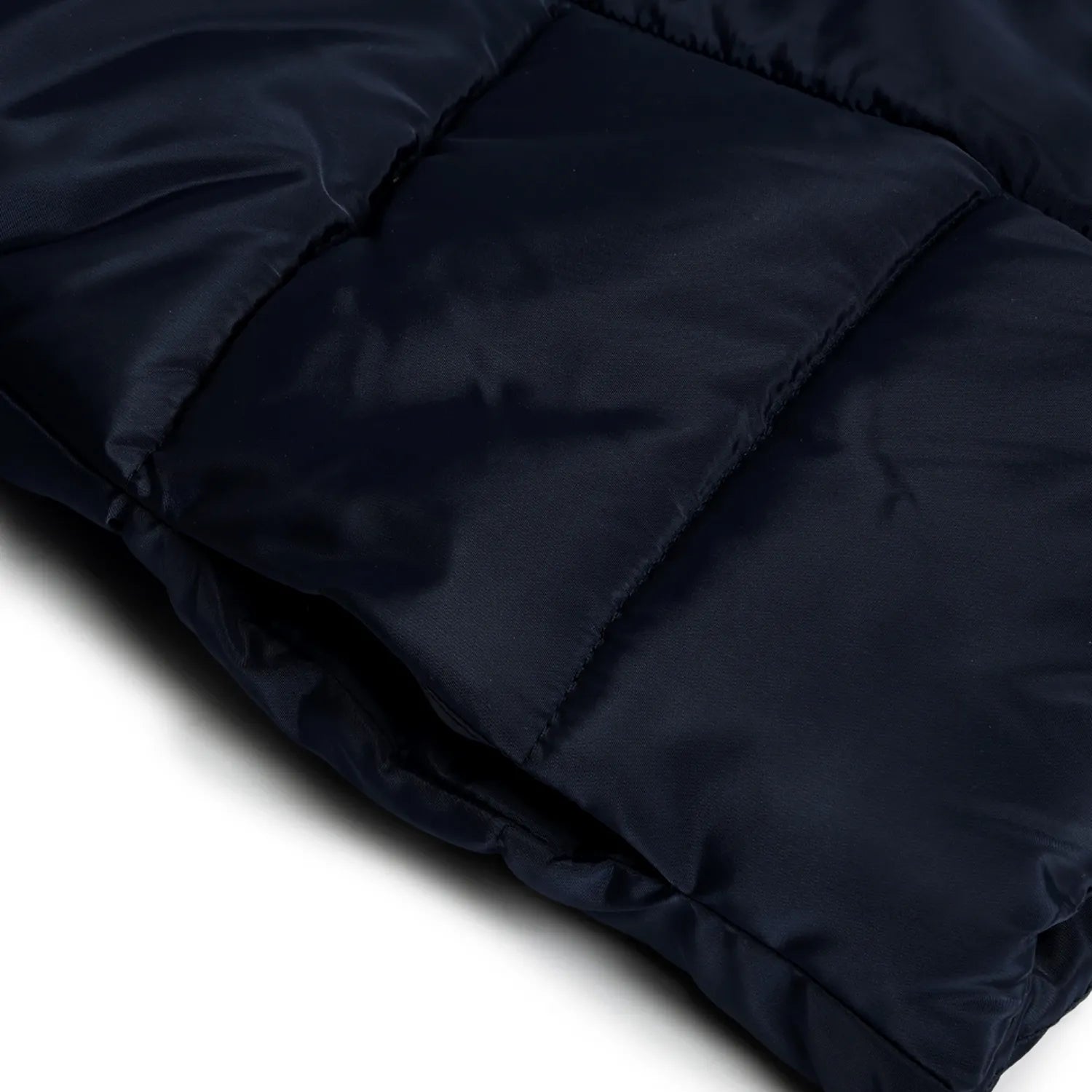 Girls Navy Blue Hooded Jacket