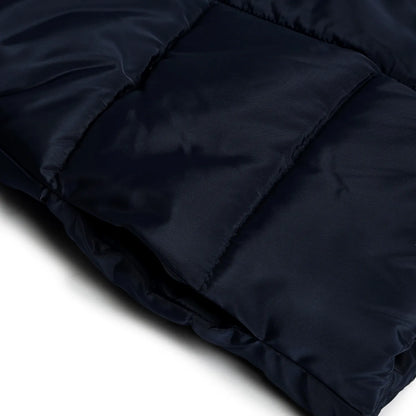 Girls Navy Blue Hooded Jacket