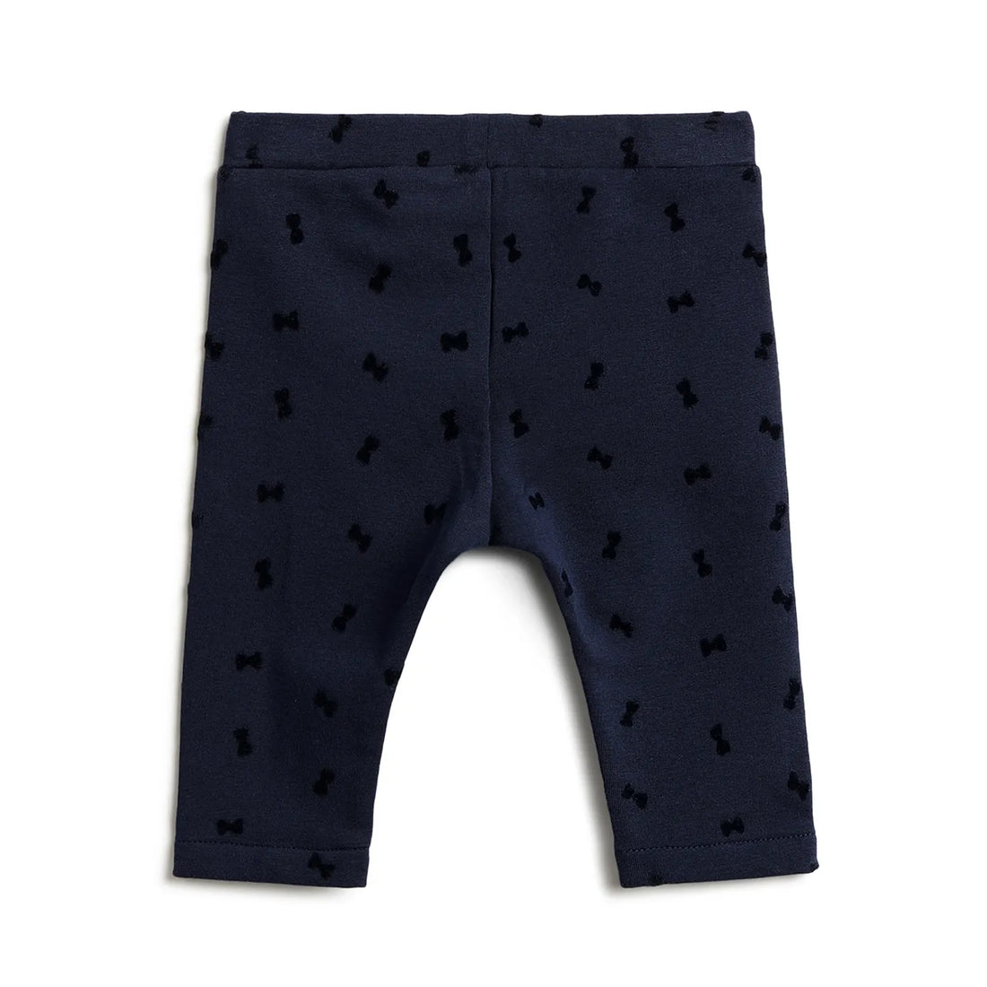 Girls Navy Printed Leggings