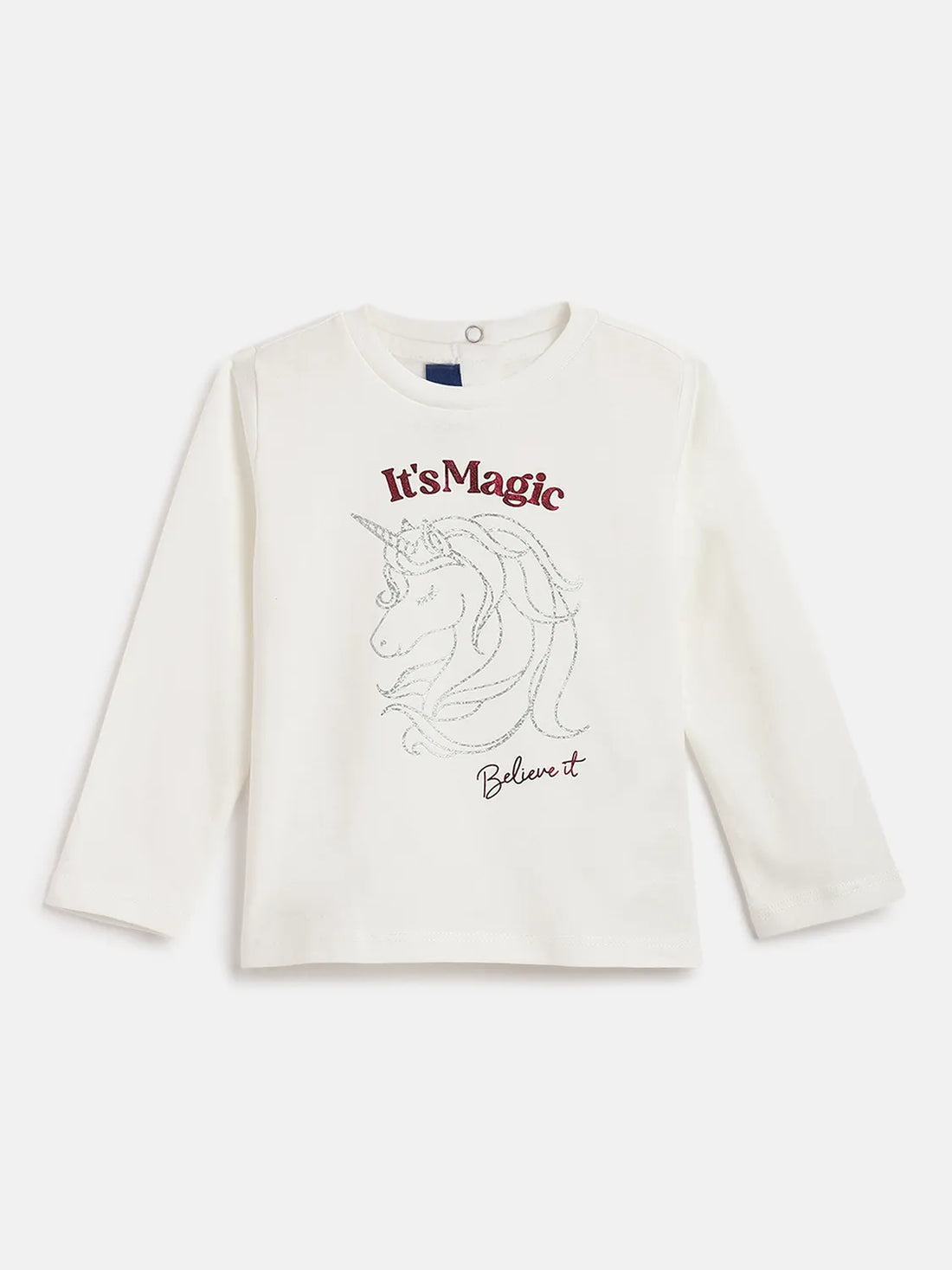 Girls Off-White Animal Printed Cotton T-shirt