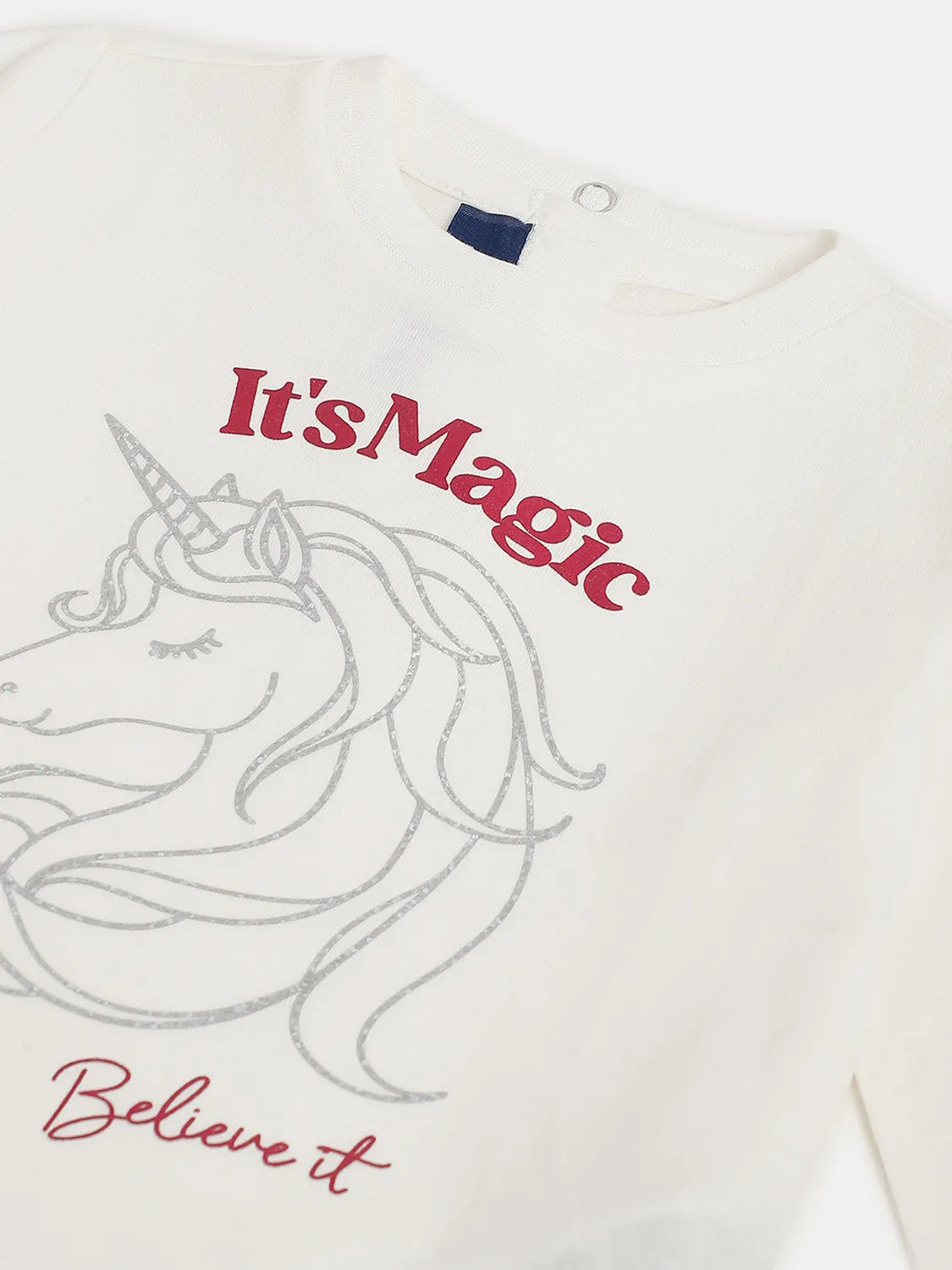 Girls Off-White Animal Printed Cotton T-shirt