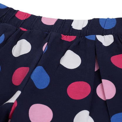 Girls Pack Of 3 Printed Cotton Shorts