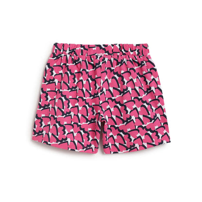 Girls Pack Of 3 Printed Cotton Shorts