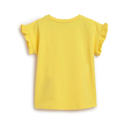 Girls Pack Of 3 Printed T-shirt