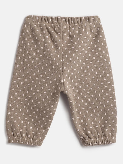 Girls Pink &amp; Brown Top with Trousers