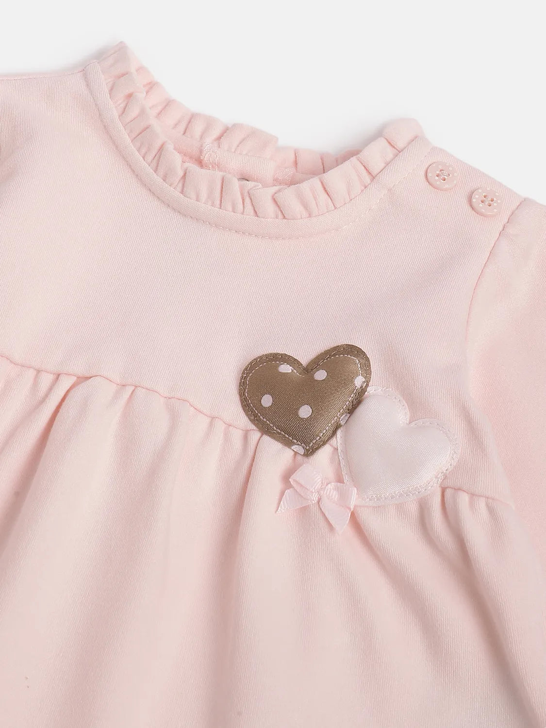 Girls Pink &amp; Brown Top with Trousers