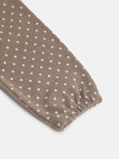 Girls Pink &amp; Brown Top with Trousers