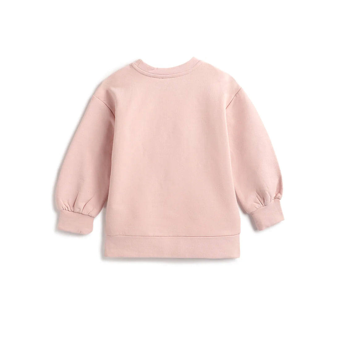 Girls Pink Embelished Sweatshirt with Leggings