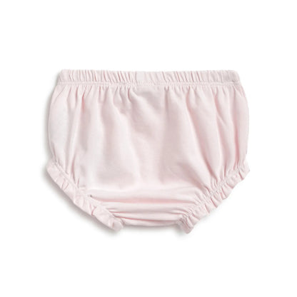 Girls Pink Floral Printed Dress With Shorts