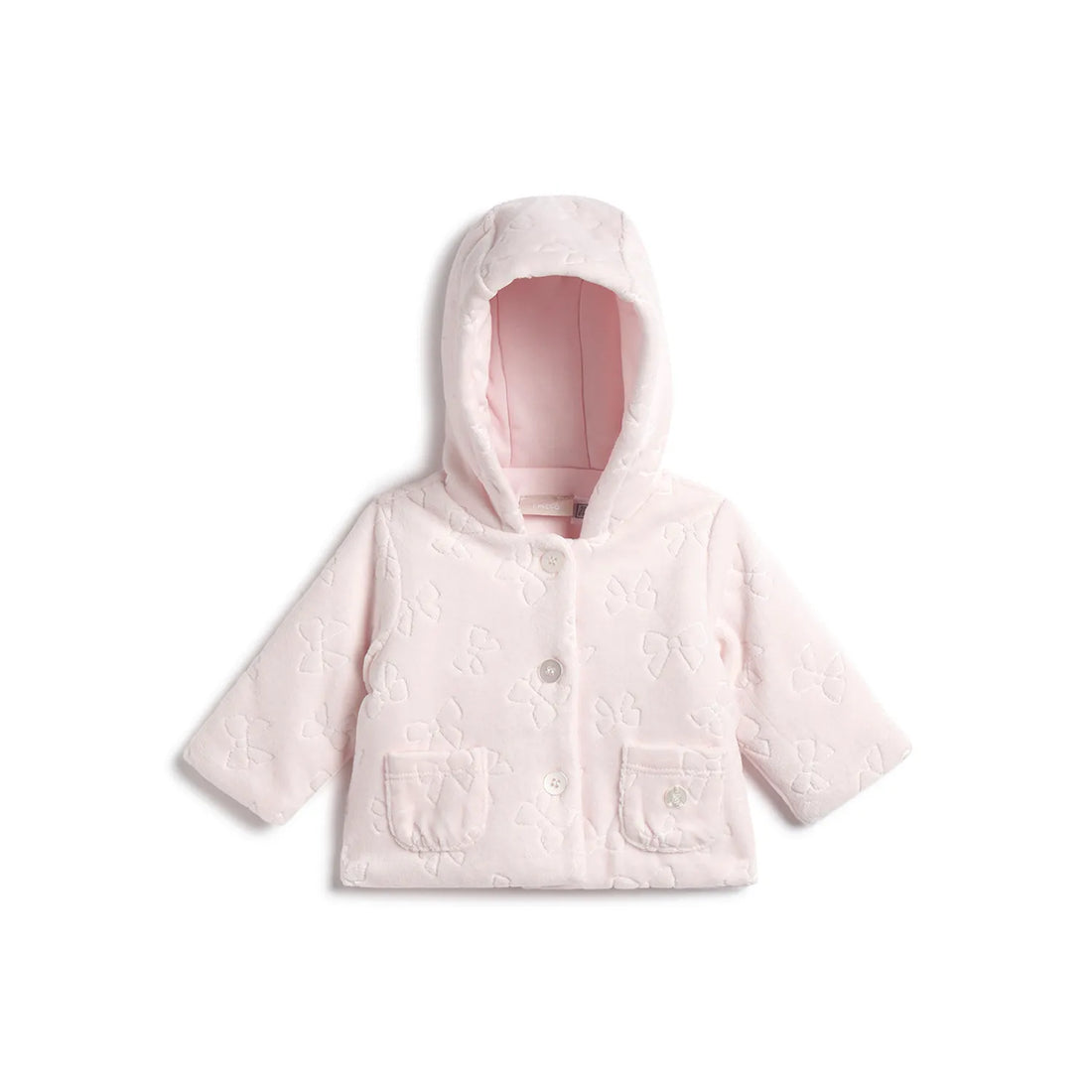 Girls Pink Hooded Cardigan