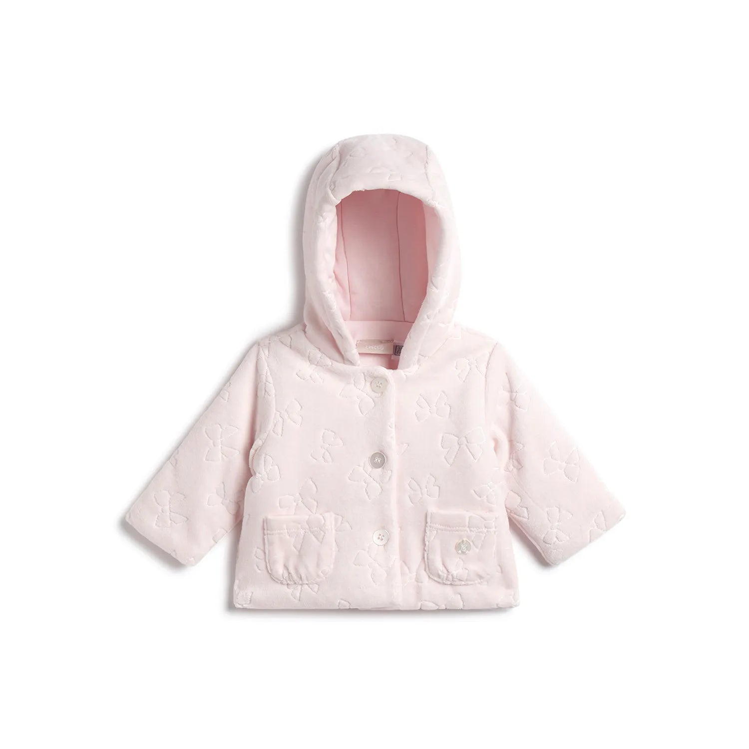 Girls Pink Hooded Cardigan