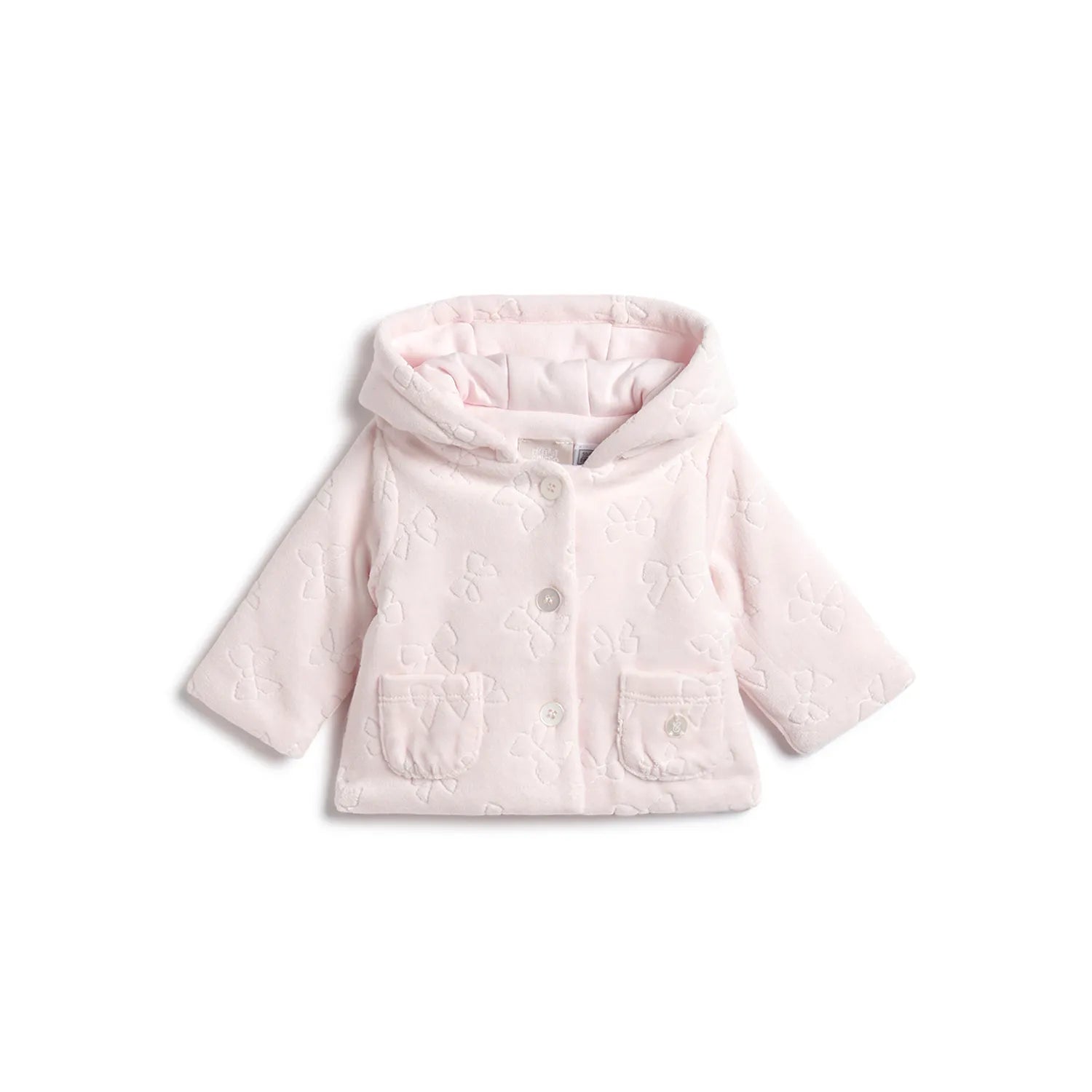 Girls Pink Hooded Cardigan
