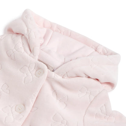 Girls Pink Hooded Cardigan