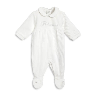 Girls Pink Leg Opening Babysuit