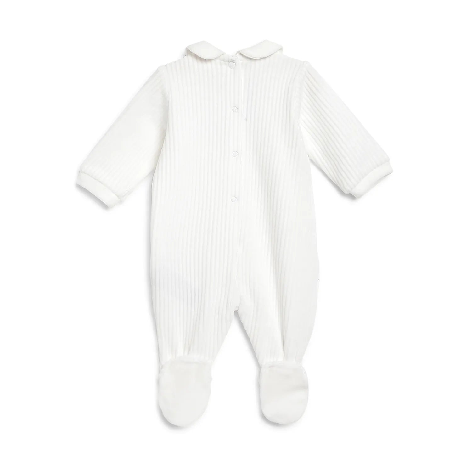 Girls Pink Leg Opening Babysuit