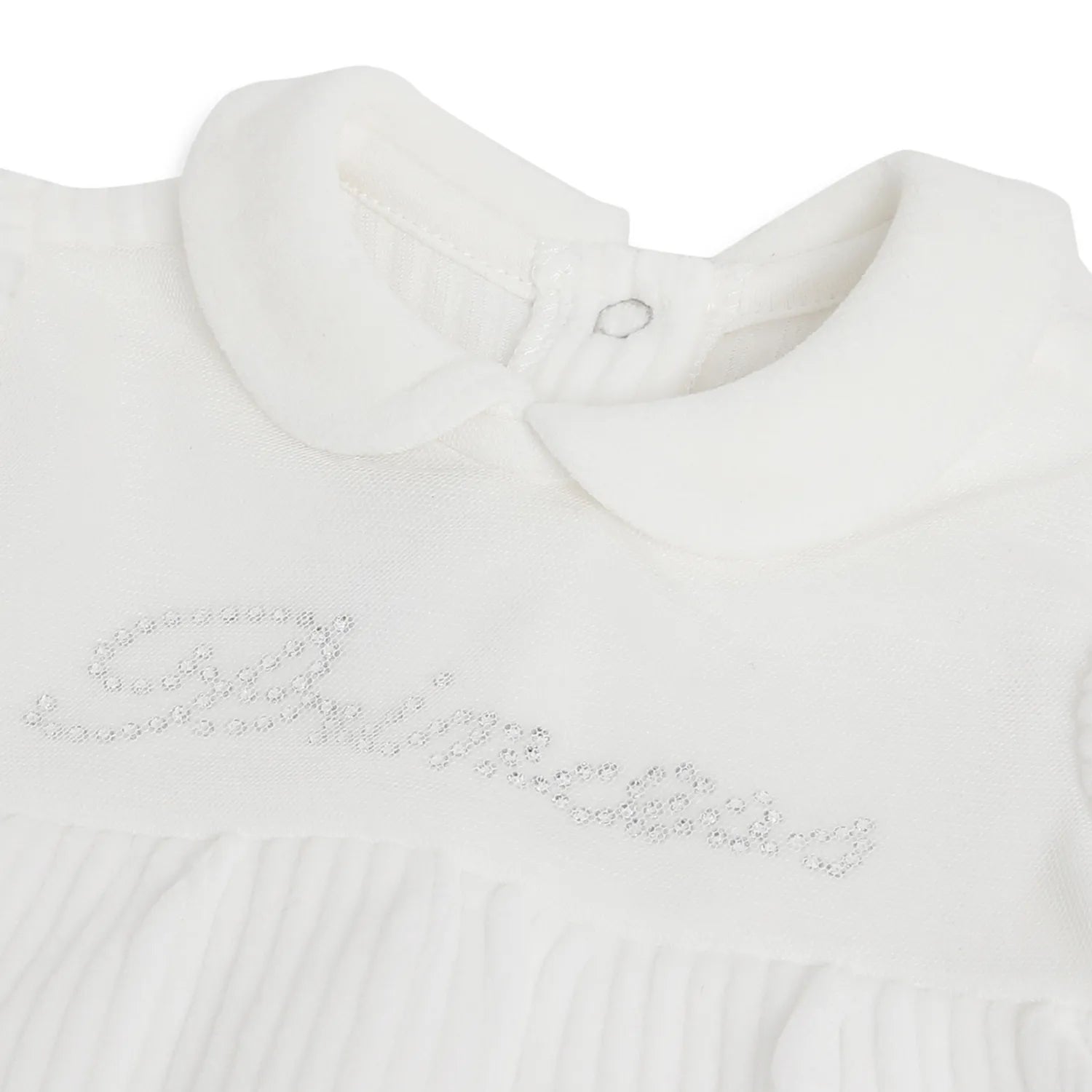 Girls Pink Leg Opening Babysuit