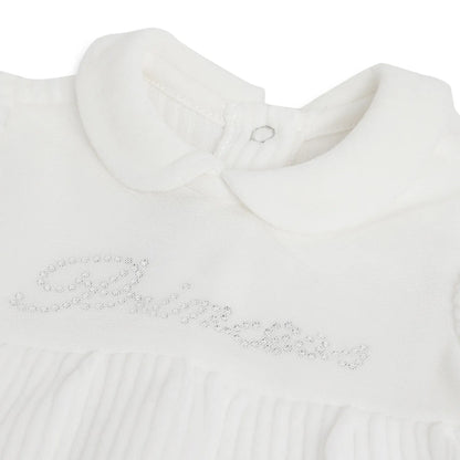 Girls Pink Leg Opening Babysuit