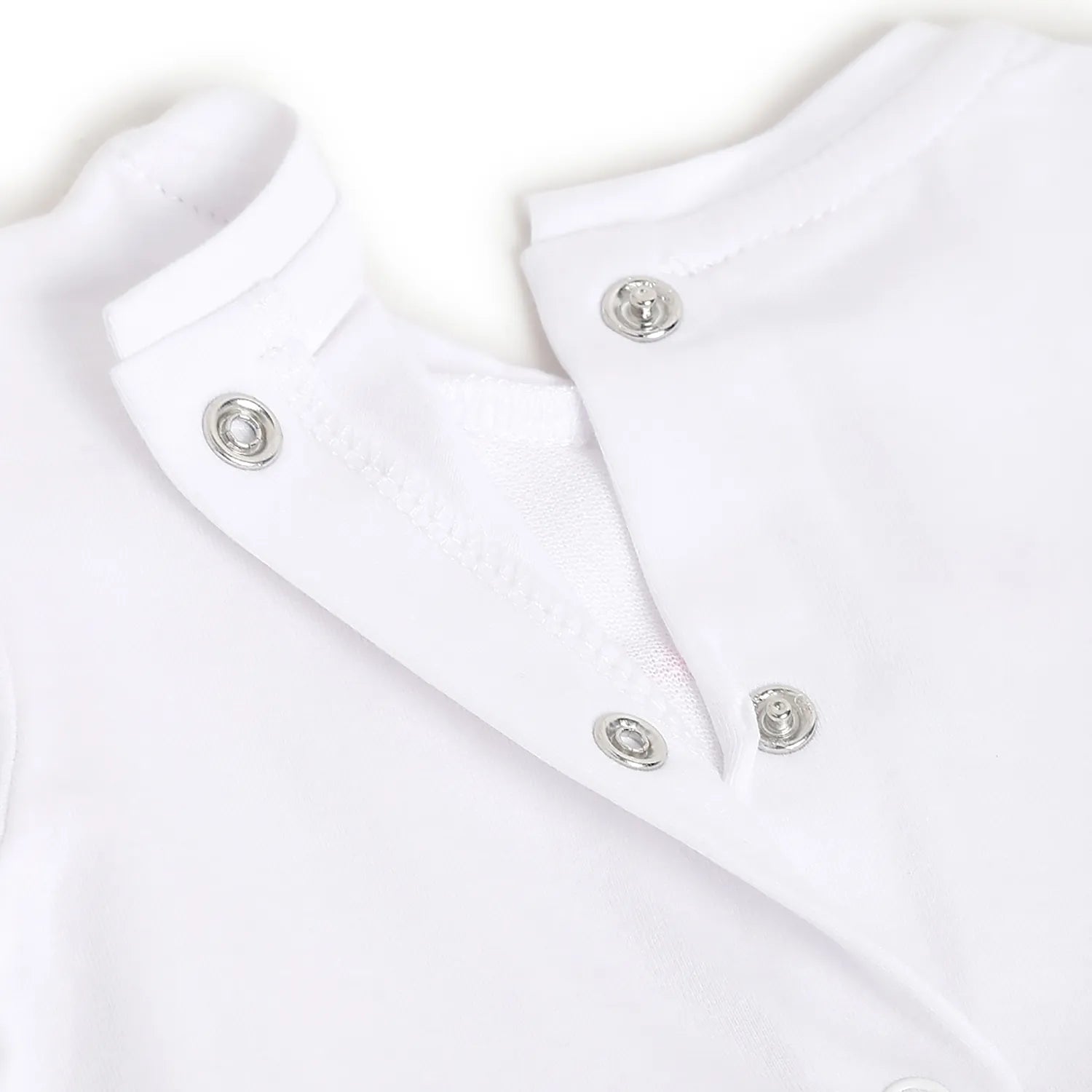 Girls Pink Printed Leg Opening Babysuit