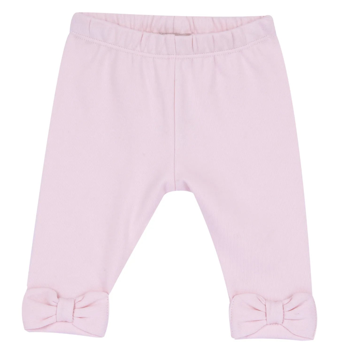 Girls Pink Printed Top With Leggings