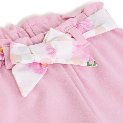 Girls Pink Relaxed Trousers