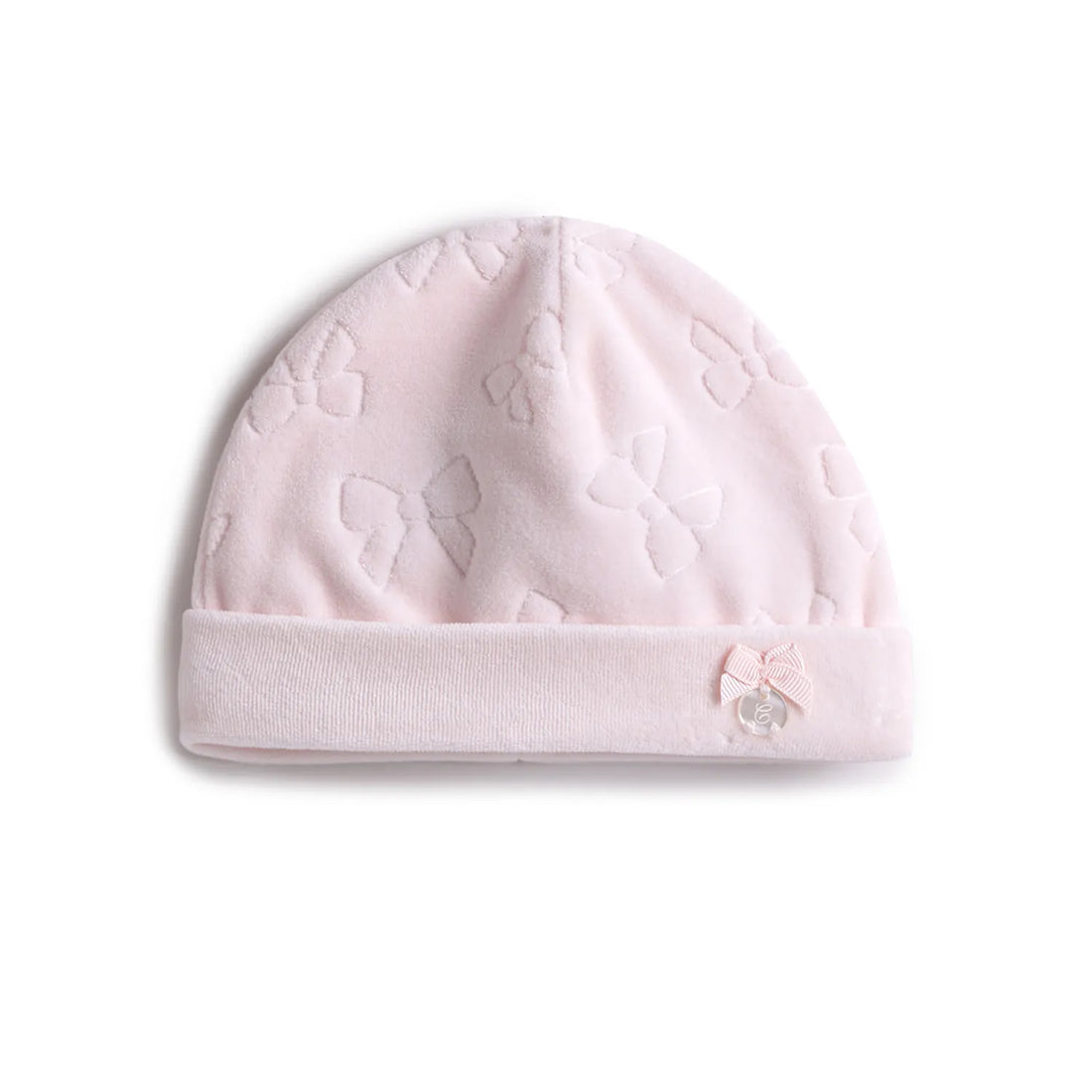 Girls Pink Self Design Cap