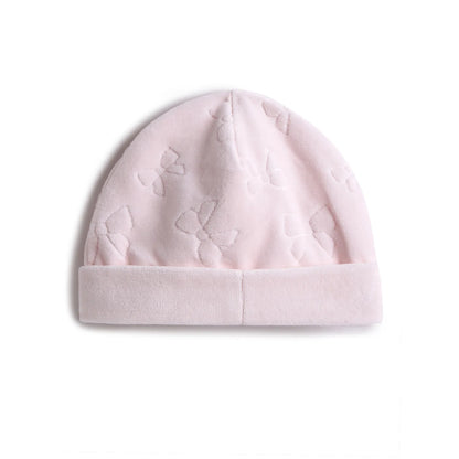 Girls Pink Self Design Cap