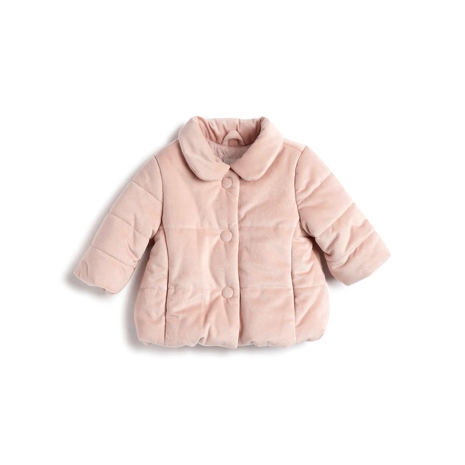 Girls Pink Solid Jacket