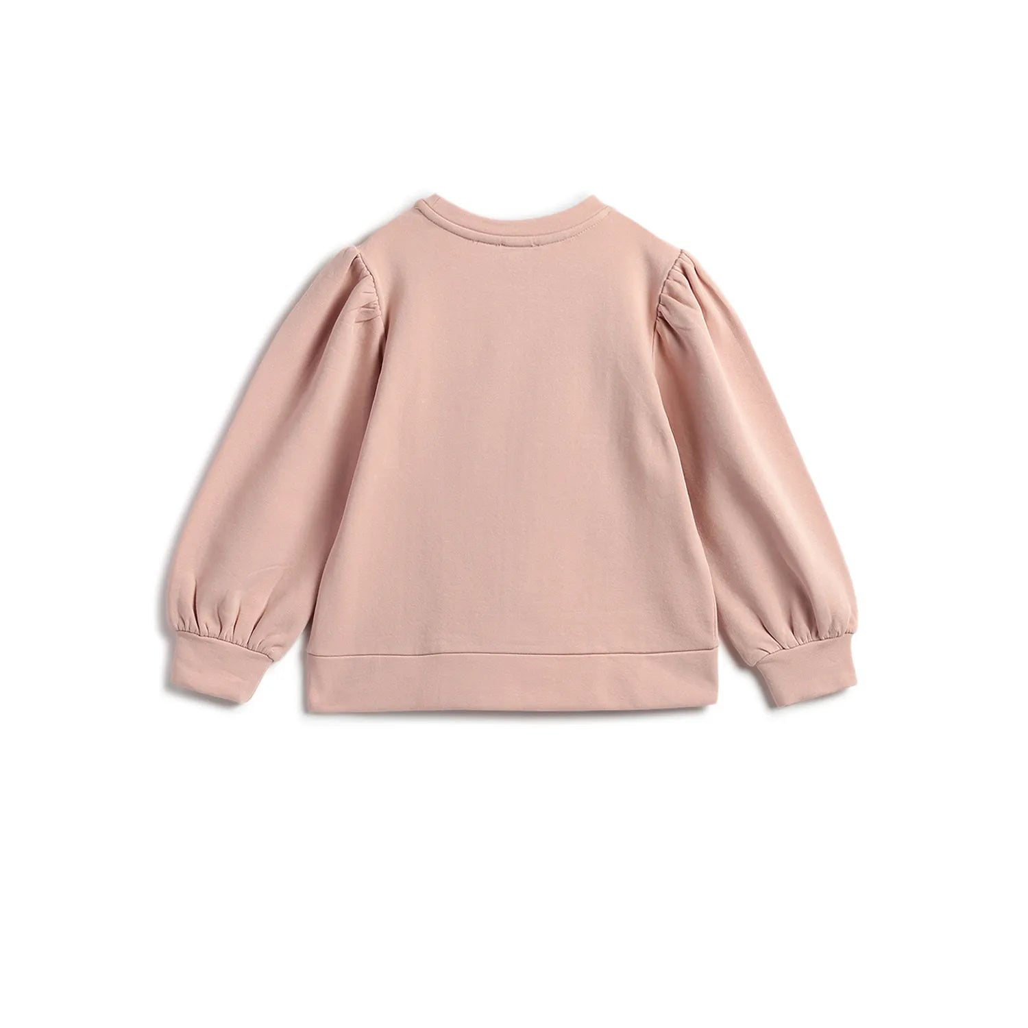 Girls Pink Sweatshirt with Checked Leggings