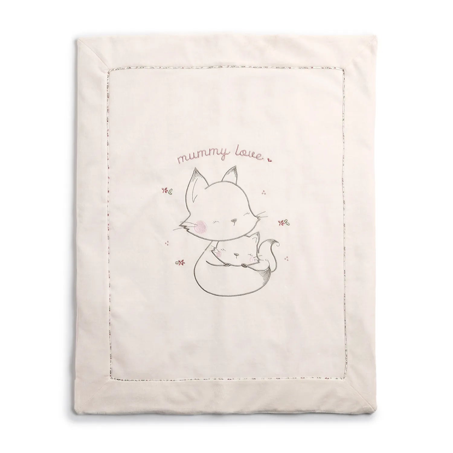 Girls Printed Cotton Pram Blanket